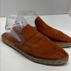 Toni Pons Origens Espadrilles Mules Open Back Slip On Suede Shoes Brown Size 11
